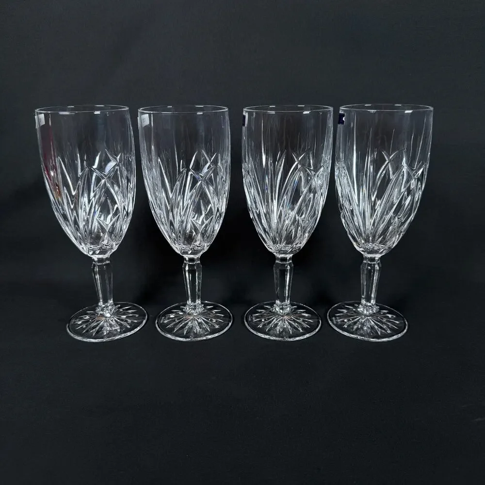 Marquis By Waterford Markham All Purpose Wine Goblet Set Of 4 Crystal Glasses